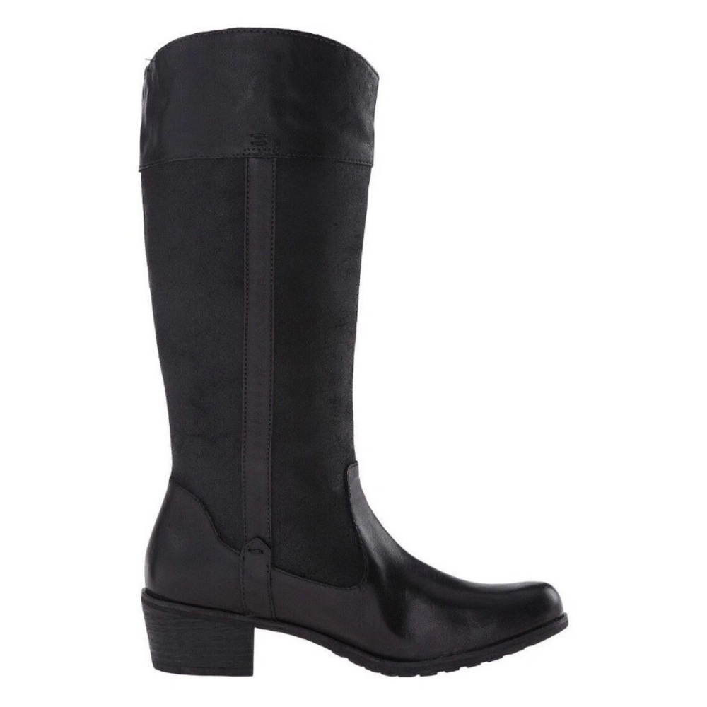 UGG Cassis Women's Tall Black Leather Over-the-Knee Boots new in box 8M - Picture 3 of 6